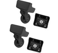Whoasyst 4Pcs Luggage Replacement Travel Suitcase Caster Repair Suitcase Bag Parts 360 Degree Rotation Spinner Trunk Caster Repair