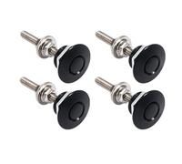 Whoasyst 4x Car Push Button Bonnet-Hood Pin Lock-Clip Car Quick Release Latch Hoods Exterior-Part Accessories Light Switch Knob on Off Start Cover Dimmer Knob for Door Frame Automatic