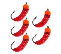 Whoasyst 5Pcs Fishing Lures Single Hook Fast Sinking Bead Head Swimbaits Swimbaits Artificial Artificial Nymph Lures