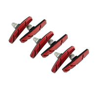 Whoasyst 6Pcs Bicycles Brake Pad Bike Replacement Set Rubber V- Wheel Cushions Shoe V Brake