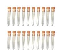 Whoasyst Accurate Bottle Set with Sealable Lids Protective Storage Vials for Small Accessory Clear Needle with Caps Essential Oil