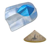 Whoasyst Adjustable Sun Rain Protections Hat with Integrated Capes for Outdoor Activity Like Fishing and Trekking Camping Sun Hat