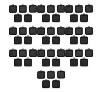 Whoasyst Alloy Square Base for 20mm Time Gemstones Display Featuring Sturdy Oxidation Proof and Fine Craftsmanship Jewelry Stand