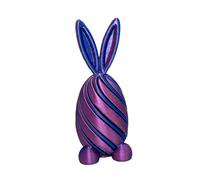 Whoasyst Artistic Rabbits Easter Eggs Figurine Desktop Ornament Home Relaxation Holiday Present Degradable Car Deck