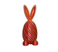 Whoasyst Artistic Rabbits Easter Eggs Figurine Desktop Ornament Home Relaxation Holiday Present Degradable Car Deck