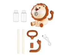 Whoasyst Automatic Lions Bubble Blower Machine with Push Pull Design Maker Toy for Kids Outdoor Garden Park Entertainment Blower