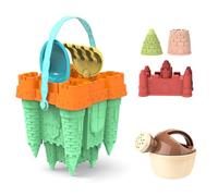 Whoasyst Beach Toy Outdoor Sand Play With Mold Bucket Sandcastles Bathtub Water Play Kids Education Sand Bucket Toy For Kids Outdoor