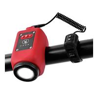 Whoasyst Bicycles Horn With Large Ranges Floodlights Mountain Bike Electronic Bells For Everyday Playing Shockproofed