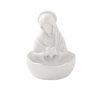 Whoasyst Blessed Holy Mother Decorative Accent Resins Statue For Catholic Home Rosary Holder Decoration Religious Ornament Spiritual Gift