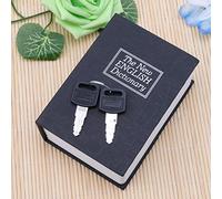 Whoasyst Book Safe Money Saving Box Realistic Lockable Dictionary Shaped Money Secret Storage Book Safe Jewelry Display Box