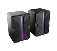 Whoasyst Channel Stereos Computer Speakers with RGBs Light Effects USB Connectivities for Desktop Laptop RGBs Gaming Computer Speakers