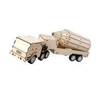 Whoasyst Children Learning Wood Construction Set Build Your Own Transport Model Using Safe Natural Materials School Science Set