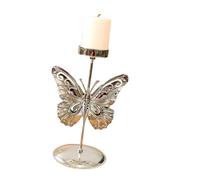 Whoasyst Christmas Themed Holders LED Tealight Stand Iron Snowflake Star Butterfly Tree Candlestick for Family Celebration Holiday Decorative Candelabra