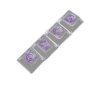 Whoasyst Clear Original Height Keyboards Keycaps Featuring Anti Fatigue Typing And Extendes Durability For Mechanical Clear Mechanical Keycaps
