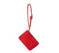 Whoasyst Closure Suedes Wallet, Card Slots with Coin Pocket Professional Travel and Commute Essential Compact Coin Purse