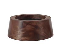 Whoasyst Coffee Tamper Holder Solid Wood Espresso Storage Box Distributor Mat Rack Taming Base Smooth Bottom Grinder Accessory Pad Organizer Wood Distributor and Espresso Box Stand