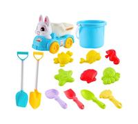 Whoasyst Colorful Beach Toy Collection Interactive Water Sand Toy for Children Including Digging Tools and Animal Figures Water Play for Children