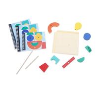 Whoasyst Colorful Building Block Toy 3D Projection Logical Thinking Ability Training Preschool Training for Kids