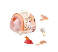 Whoasyst Comfortable Plush Electric Dog/Rabbits Toy Safe Robot Animal Toy for Kids Gentle Touch Roleplay Parenting Game Toddler Companion