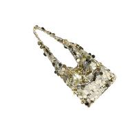 Whoasyst Contemporary Work Shoulder Bag Glitters Underarm Spacious Interior Commuters Friendly for Various Occasion Stylish Work