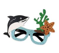 Whoasyst Decorative Sea Creature Glasses Cartoon Animal Eyeglasses For Underwater Themed Parties Halloween Costume Accessories Under The Sea Party Supplies