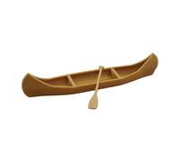 Whoasyst Detailed 3D Printed Ancient Boat Paddle Model Figurine Decoration for Doll House Scene Setting and Educational Use Doll House Minature Furniture