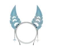 Whoasyst Devil Ear Hairhoop For Women Girl Anime Techwear Headband Halloween Props Hairband Costume Headpiece For Music Festival Tooth Hairband