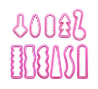 Whoasyst Different Shape Clay Handmade Earring Jewerlry Making Tools Cut Molds For Women And Girls Handmade Earring Cutter Pottery Tools