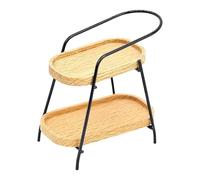 Whoasyst Doll House Zakka Model Realistic Dollhouses Stand Play Display Rack 1:12 Model Rack Toy Miniature Stand