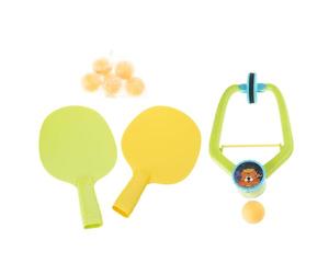 Whoasyst Door Frame Pingpong Game Indoor Play Table Tennis Starter Training Set for Kids Enhances Skills and Body Coordination Over the Door Pingpong