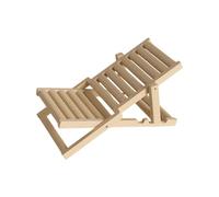 Whoasyst Educational Dolls House Chair Miniatures Zakka Toy Pretend Play Realistic Model Folding Chair Model Small Size Miniature Furniture Set