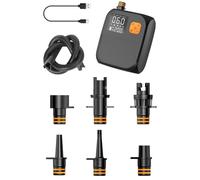 Whoasyst Efficiency Rechargeable Electric Pumps with Flashlight for Kayaking Watercrafts Boards Water Enthusiasts Double Stage Inflator