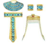 Whoasyst Egyptian Costume Set For Women Man Halloween Halloween Accessories For School Day Cosplay Party Accessories