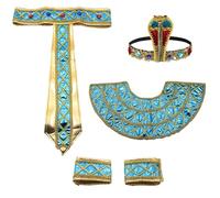 Whoasyst Egyptian Costume Set For Women Man Halloween Halloween Accessories For School Day Cosplay Party Accessories