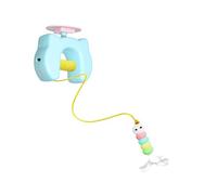 Whoasyst Electric Elevating Cats Toy with Bouncing Interactive Exercise Indoor Felines Teaser Rope Wall Mounted Exercise