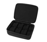 Whoasyst Elegant 8 Slot Watch Storage Box Black Portable Organizers Case for Home Or Travel Holds Smartwatches Watch Holder