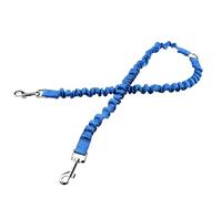 Whoasyst Extendable Two Pet Leash for 2 Canines Anti Wrap Elastic Rope Resilient Polyester with Comfortable Hold for Outdoor Use Polyester Dog Leash