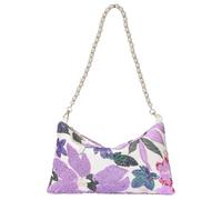 Whoasyst Eye Catching Embroidered Shoulder Purse Soft Cotton Linen Fabric Evening Purse Roomy Interior Handbag Perfect for Everyday Essential Embroidery Handbag
