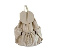 Whoasyst Fashion Schoolbag Large Capacity Bookbags Pleated Drawstring Bags For Teens Girls Women Students Casual Travel Daypack Backpack