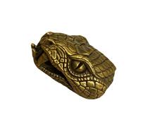 Whoasyst Fashion Snake Head Pendants Rusts Resistant Beads Personality Outdoor Equipment For Paracord Crafting Metal Paracord Charm