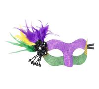 Whoasyst Feathered Halloween Party Venetians Masquerade Half Face Evening Proms For Women Man Venetians Masquerade Halloween Costume Half Face