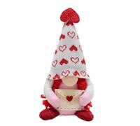 Whoasyst Festive Valentine's Day Gnomes Lovely Decor Valentine's Day Faceless Doll For Lovers Girls Wife Girlfriend Gift Doll For Celebrations