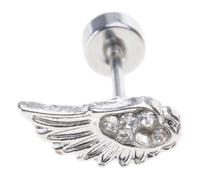 Whoasyst Fit Wing Themed Cartilage Studs Alloy Portable Designs Long Time Wear for Her Styles Unique Wing Ear Cuff