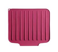 Whoasyst Flexible Collapsing Silicone Drying Mat Heat Immune Kitchen Counter Protector Space Saving Storage Answer Elastomer Draining Mat