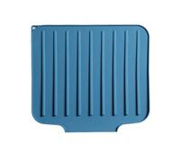 Whoasyst Flexible Collapsing Silicone Drying Mat Heat Immune Kitchen Counter Protector Space Saving Storage Answer Elastomer Draining Mat