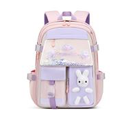Whoasyst Girls Backpack For Kids Girly School Bag With Cute Flowing Sequins Decor For Children