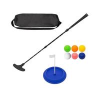 Whoasyst Golfs Putters Set Two Way Club With Putting Disc And Practice Ball Adjustable Length Club Easy To Use Adjustable Golfs