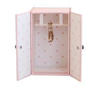 Whoasyst Handcrafts Paper Wardrobe Figurine Furniture Ball Joint Doll Accessories Storage Cabinet for Creative Scene Display Doll House Furniture