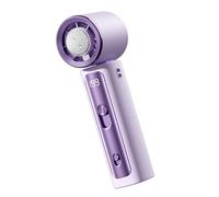Whoasyst Handheld Cooling Fan with Ice Semiconductor Technology Adjustable Wind Speeds Up to 199 Gears Neck Hanging USB Fan
