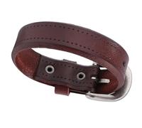 Whoasyst Handmade Leather Bead Strap Wrist Jewelry Stylish Jewelry Texture Present for Woman Music Festival Accessories